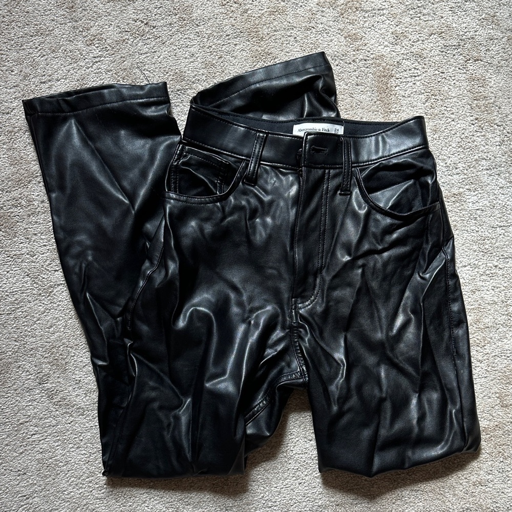 Abercrombie vegan leather pants